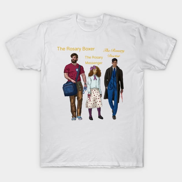 The prayer Trio T-Shirt by HappyRandomArt